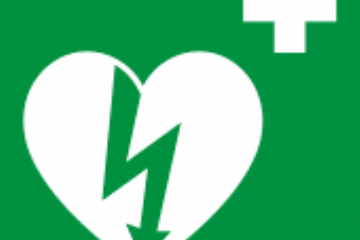 immagine simbolo del defibrillatore automatico DAE